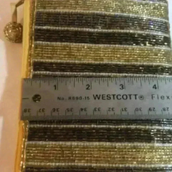 Amanda Smith Beaded‎ Clutch Bag Purse Wristlet - Picture 9 of 9